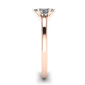 Anillo de compromiso de rosa con diamante de talla marquesa - Photo 2