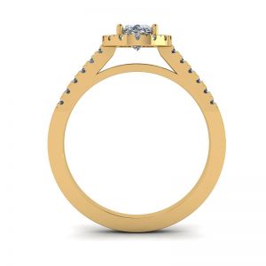Anillo Diamante Oval Oro Amarillo - Photo 1