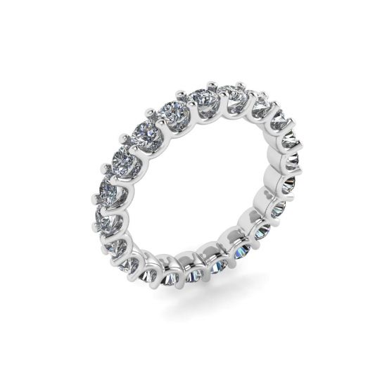 Elegante banda de diamantes con diseño de eternidad,  Ampliar imagen 4