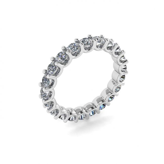 Elegante banda de diamantes con diseño de eternidad - Photo 3