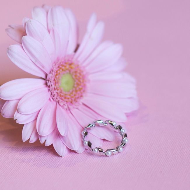 Anillo con Perlas de Mar - Colección Ruban - Photo 3