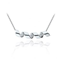 Collar Smile con 0,99 cts de Diamantes - Colección Ruban