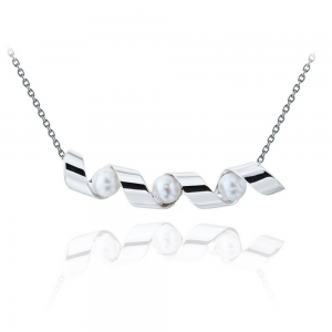 Collar Smile con Perlas de Mar - Colección Ruban