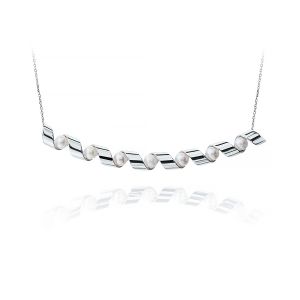 Collar Gran Sonrisa con 7 Perlas de Mar - Colección Ruban