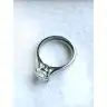 Anillo de diamantes clásico con un diamante, Image 6