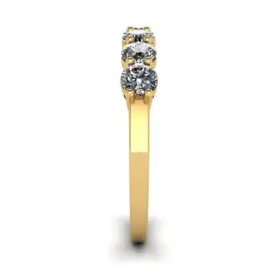 Anillo Eternal Seven Stone Diamond en oro amarillo de 18 quilates - Photo 2