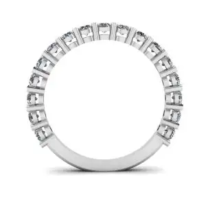 Anillo de 17 Diamantes en Oro Blanco de 18K - Photo 1