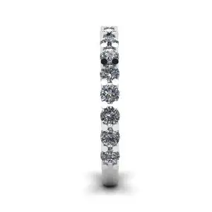 Anillo de 17 Diamantes en Oro Blanco de 18K - Photo 2