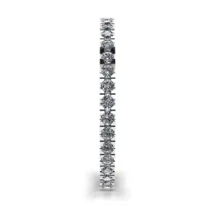 Anillo de eternidad clásico de diamantes pequeños - Photo 2