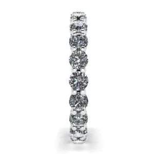 Anillo de eternidad clásico de diamantes de 3 mm - Photo 2