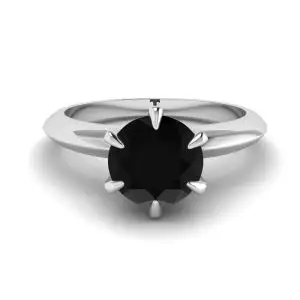 Anillos de compromiso diamante negro best sale