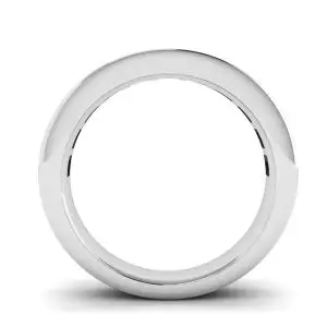 Anillo de eternidad con diamantes talla princesa en oro blanco - Photo 1