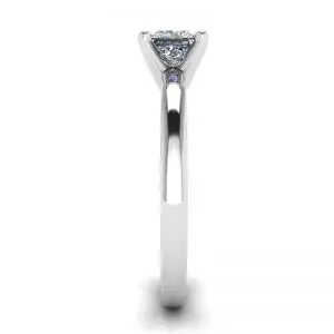 Anillo de diamantes de talla princesa - Photo 2