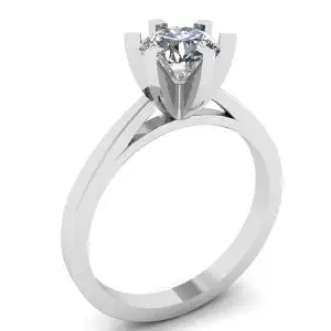 Anillo de Diamantes en Oro Blanco 18K para Compromiso - Photo 3