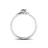 Anillo de compromiso de diamantes inspirado en la naturaleza, Image 2
