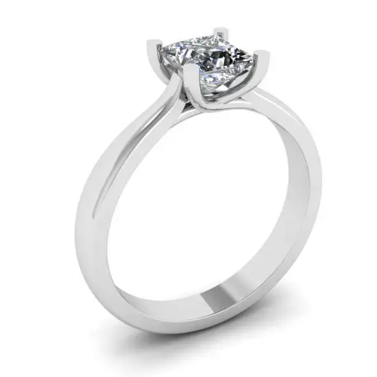 Anillos de compromiso diamante cuadrado online