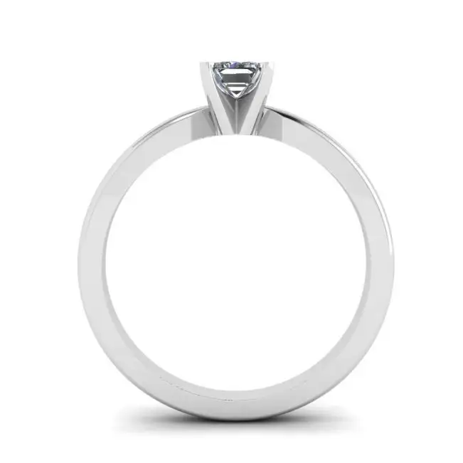 Anillo con Diamante Talla Esmeralda - Photo 1