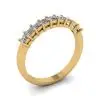 Anillo Princesa Diamante 9 Cuadrados Oro Amarillo, Image 4
