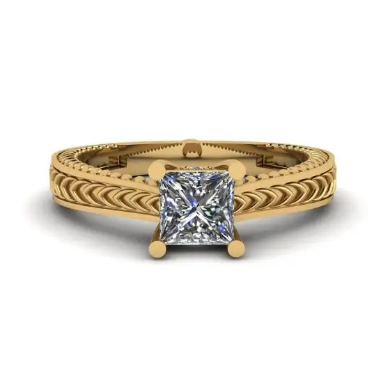Anillo estilo princesa deals