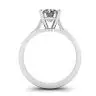 Anillo de diamantes clásico con un diamante, Image 2