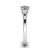 Anillo de diamantes clásico con un diamante, Image 3