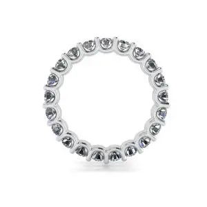 Elegante banda de diamantes con diseño de eternidad - Photo 1