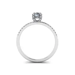 Anillo de diamantes ovalados - Photo 1