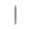 Anillo de eternidad con triple pavé de diamantes blancos, Image 2