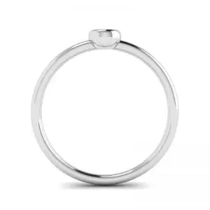 Anillo pequeño con diamantes redondos La Promesse - Photo 1
