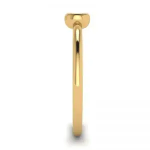 Anillo Pequeño Diamante Redondo La Promesse Oro Amarillo - Photo 2