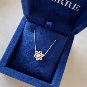 Colgante estrella de David con diamantes  - Photo 2