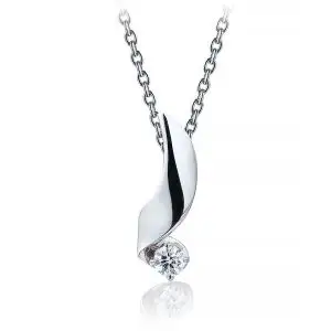 Colgante con Diamante de 3 mm - Colección Ruban