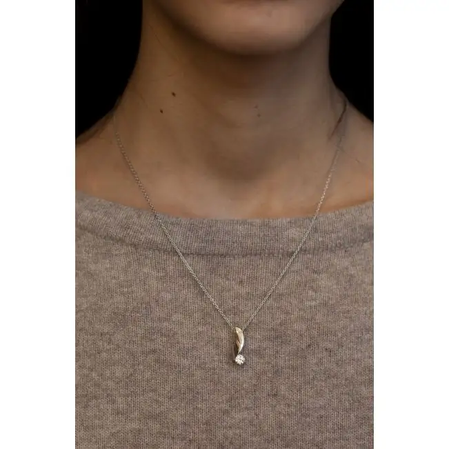 Colgante con Diamante de 4,5 mm - Colección Ruban - Photo 3
