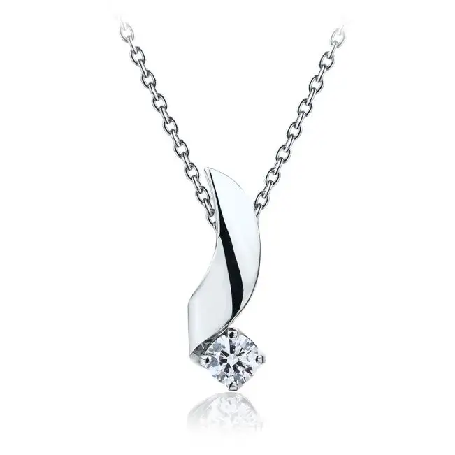 Colgante con Diamante de 4,5 mm - Colección Ruban